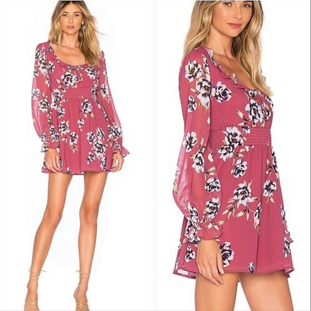 Privacy Please Michelle Floral Mini Dress Spring Easter